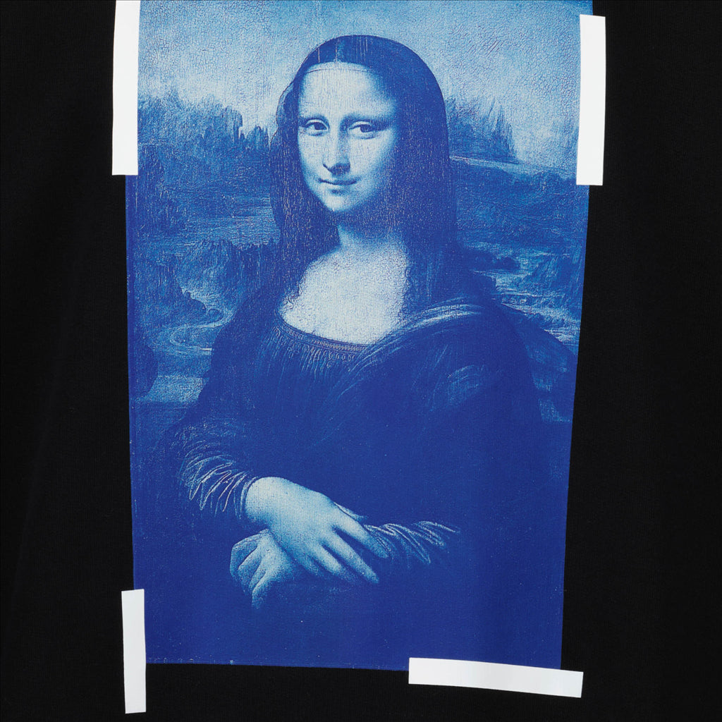 Sweatshirts Sweatshirt Monalisa Off-White Schwarz Homme