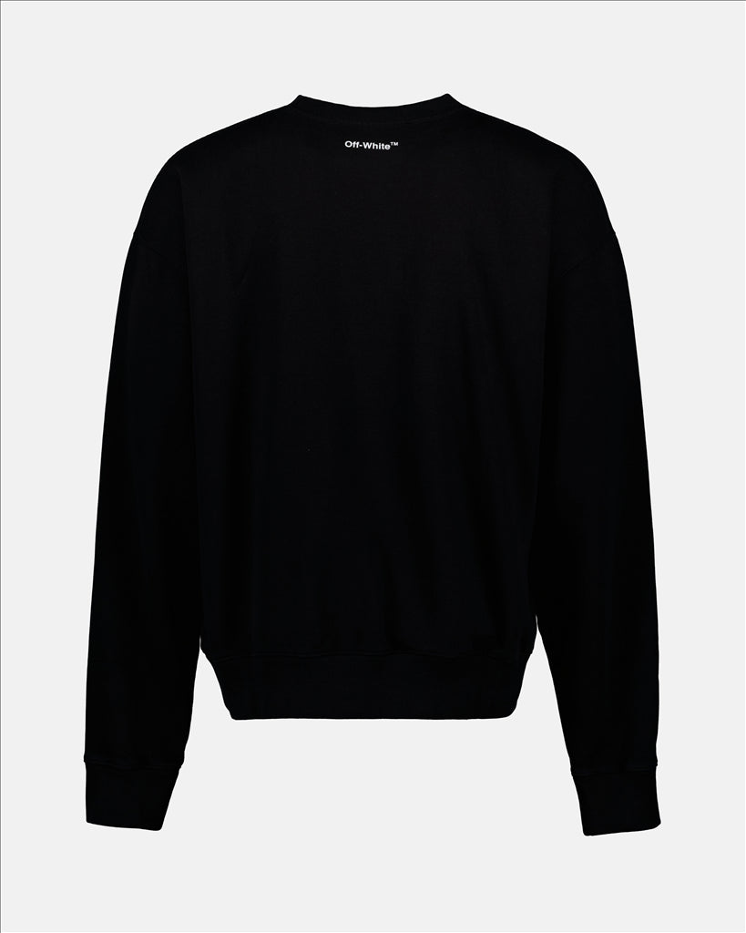 Sweatshirts Sweatshirt Monalisa Off-White Schwarz Homme