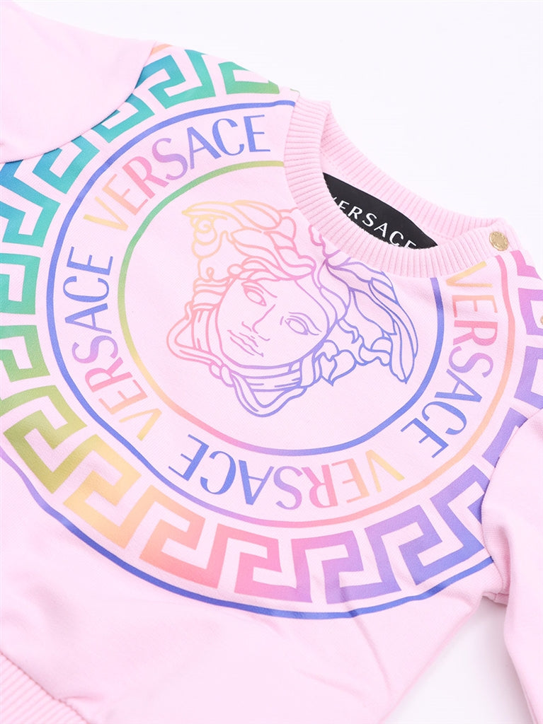 Vêtements Sweatshirt Neon Kids Versace Rose Enfants