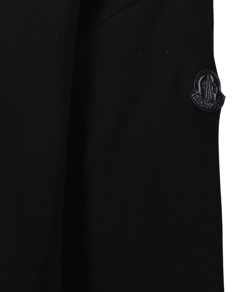 스웨트셔츠 메탈릭 로고 스웨트셔츠 Moncler 검정 여성