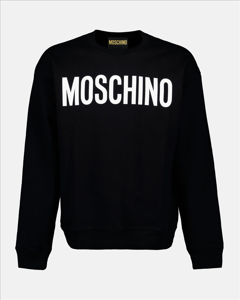Sweatshirts Sweatshirt à logo Moschino Noir Homme