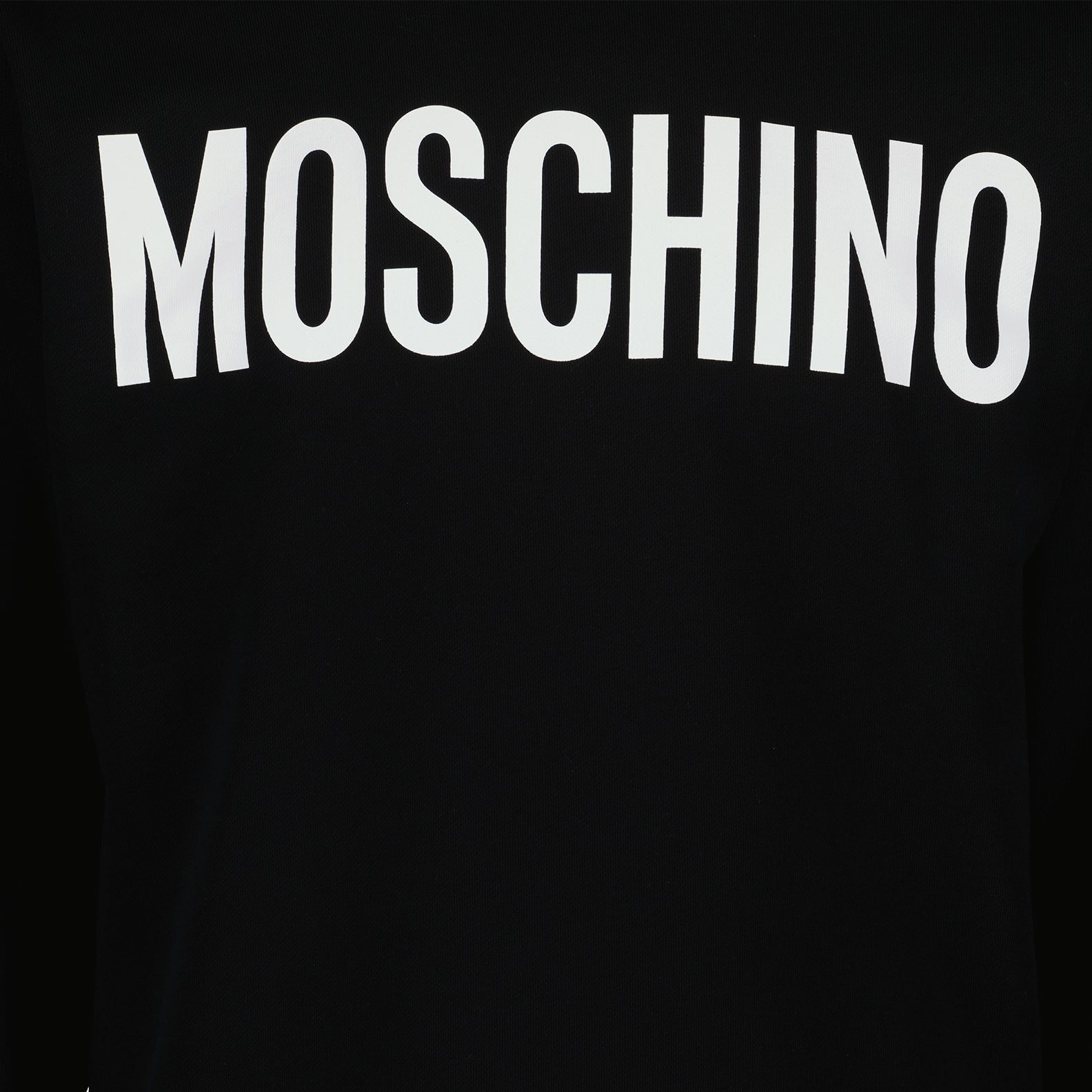 Sweatshirts Logo sweatshirt Moschino Black Man