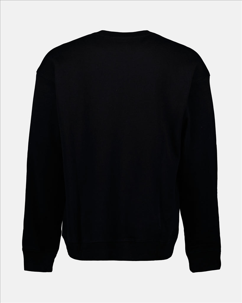 Sweatshirts Sweatshirt à logo Moschino Noir Homme