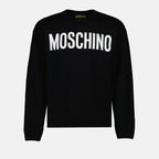 Sweatshirts Logo sweatshirt Moschino Black Man