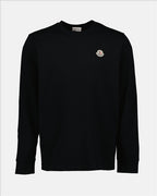 T-Shirts Sweatshirt à logo Moncler Schwarz Homme