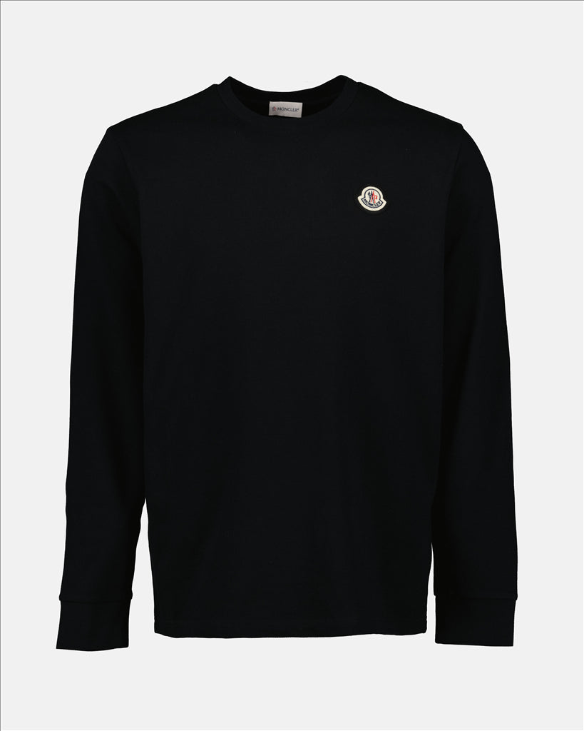 T-shirts Sweatshirt à logo Moncler Noir Homme