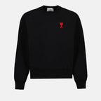 Sweatshirts Sweatshirt Ami de Coeur Ami PARIS Noir Unisexe