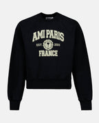 Sweatshirts Sweatshirt Ami Paris France Ami PARIS Noir Unisexe