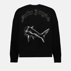 Sweatshirts Sweatshirt Broken Shark Palm Angels Noir Homme