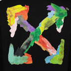 Knitwear Brush Arrow Sweatshirt Off-White Black Man