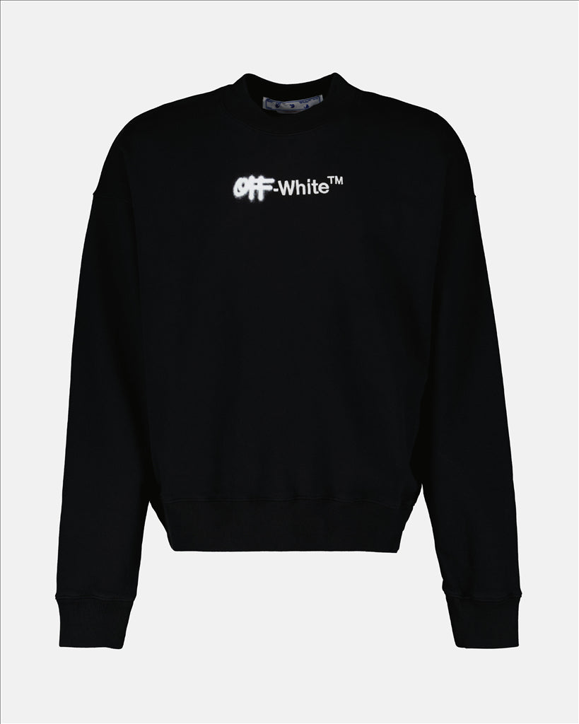 Sweatshirts Off Spray Sweatshirt Off-White Black Man