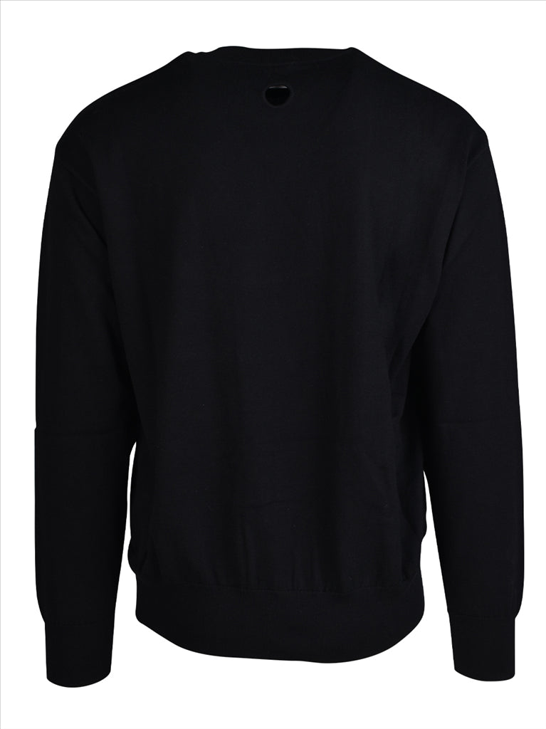 Knitwear OW logo sweatshirt Off-White Black Man