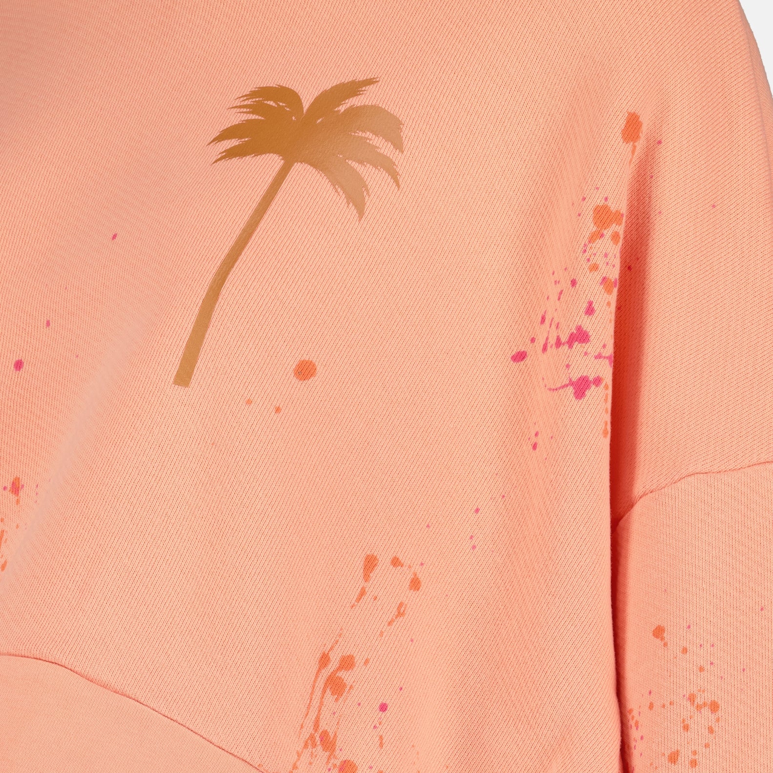 Felpe Felpa PXP Dipinta Palm Angels Arancia Femme