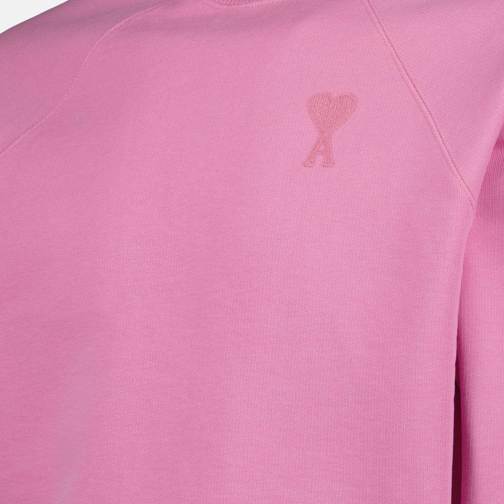 Sweatshirts Sweatshirt Ami de Coeur Ami PARIS Rose Unisexe