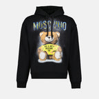 Sweatshirts Teddy Bear Sweatshirt Moschino Black Man