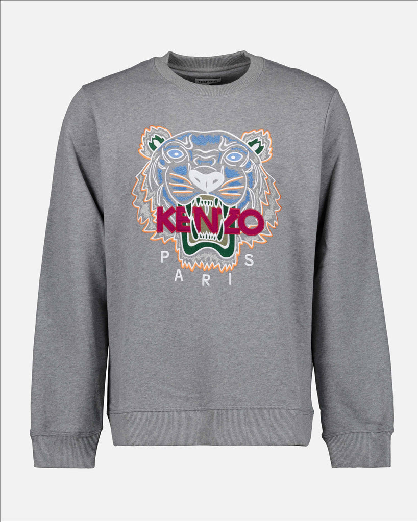 Sweatshirts Sweatshirt Tiger Kenzo Gris Homme