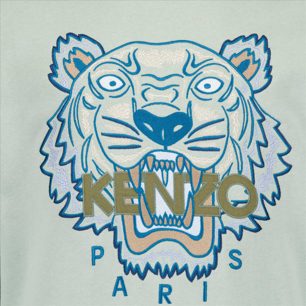 Sweatshirts Sweatshirt Tiger Kenzo Vert Homme