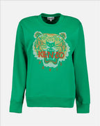 Sweatshirts Sweatshirt Tiger Kenzo pour Femme Vert Kenzo Vert Femme