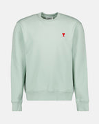 Sweatshirts Sweatshirt Ami de Coeur Ami PARIS Vert Unisexe