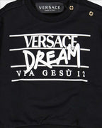 Vêtements Sweatshirt Versace Via Gesù Versace Noir Enfants