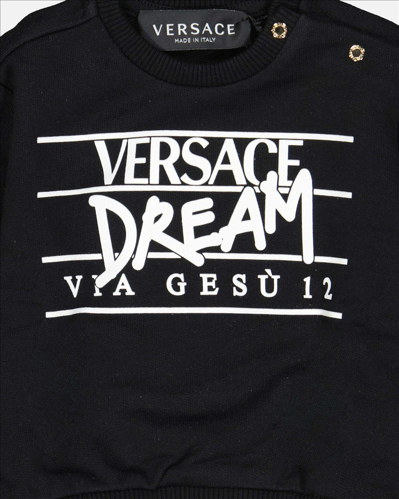 Vêtements Sweatshirt Versace Via Gesù Versace Noir Enfants