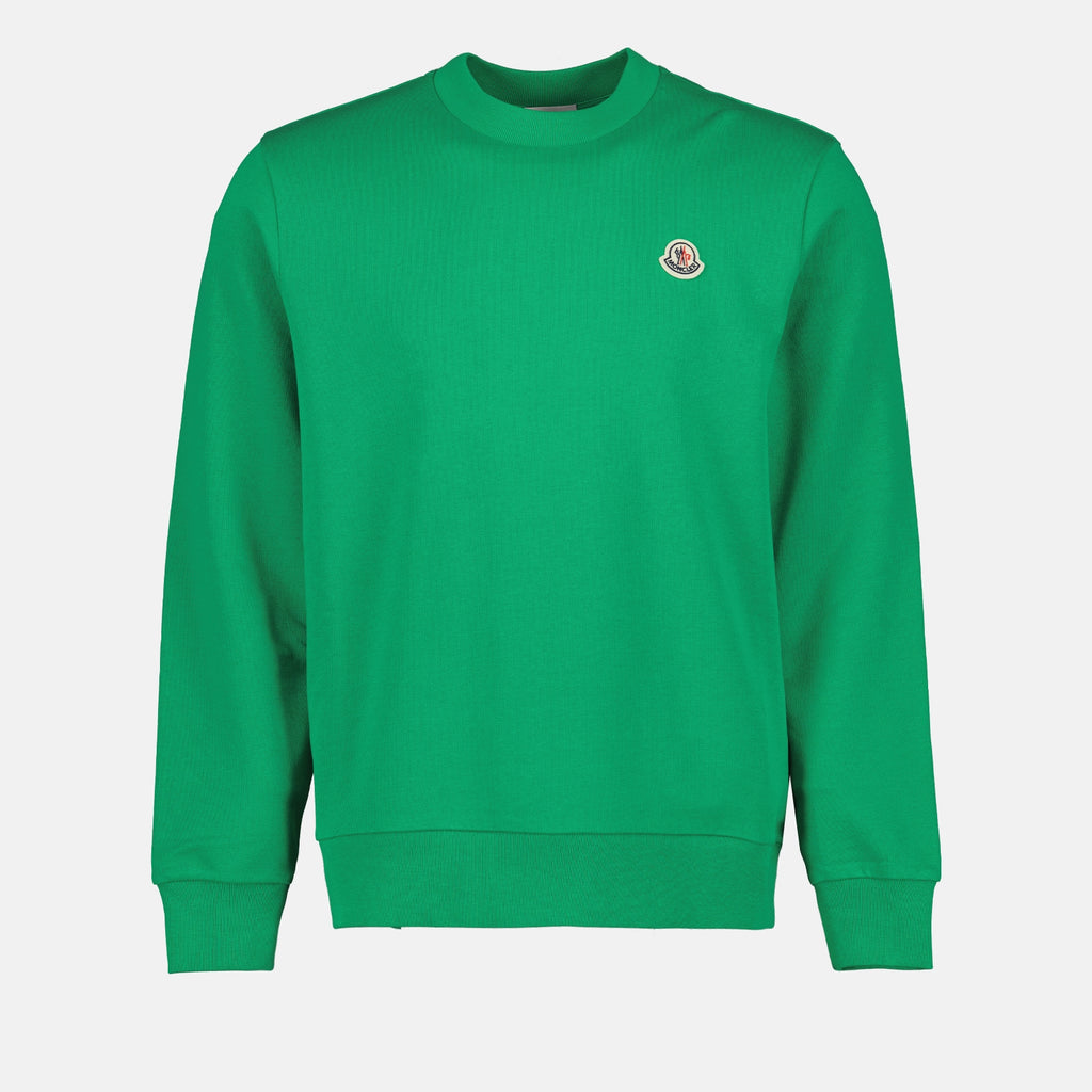 Sweatshirts Sweatshirt à logo Moncler Vert Homme