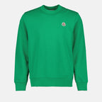 Sweatshirts Sweatshirt à logo Moncler Vert Homme