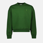 Sweatshirts Sweatshirt Ami de Coeur Ami PARIS Grün Unisex