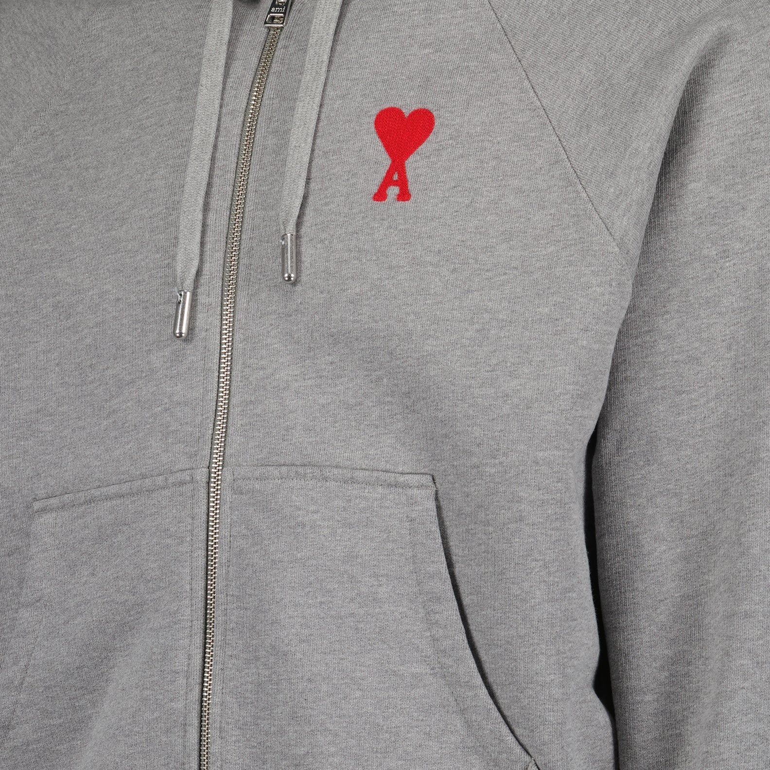 Sweatshirts Sweatshirt zippé Ami de Coeur Ami PARIS Gris Unisexe
