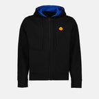 Sweatshirts Sweatshirt zippé à logo Moncler Noir Homme