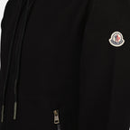 Sweatshirts Zipped sweatshirt Moncler Black Man