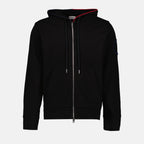 Sweatshirts Zipped sweatshirt Moncler Black Man