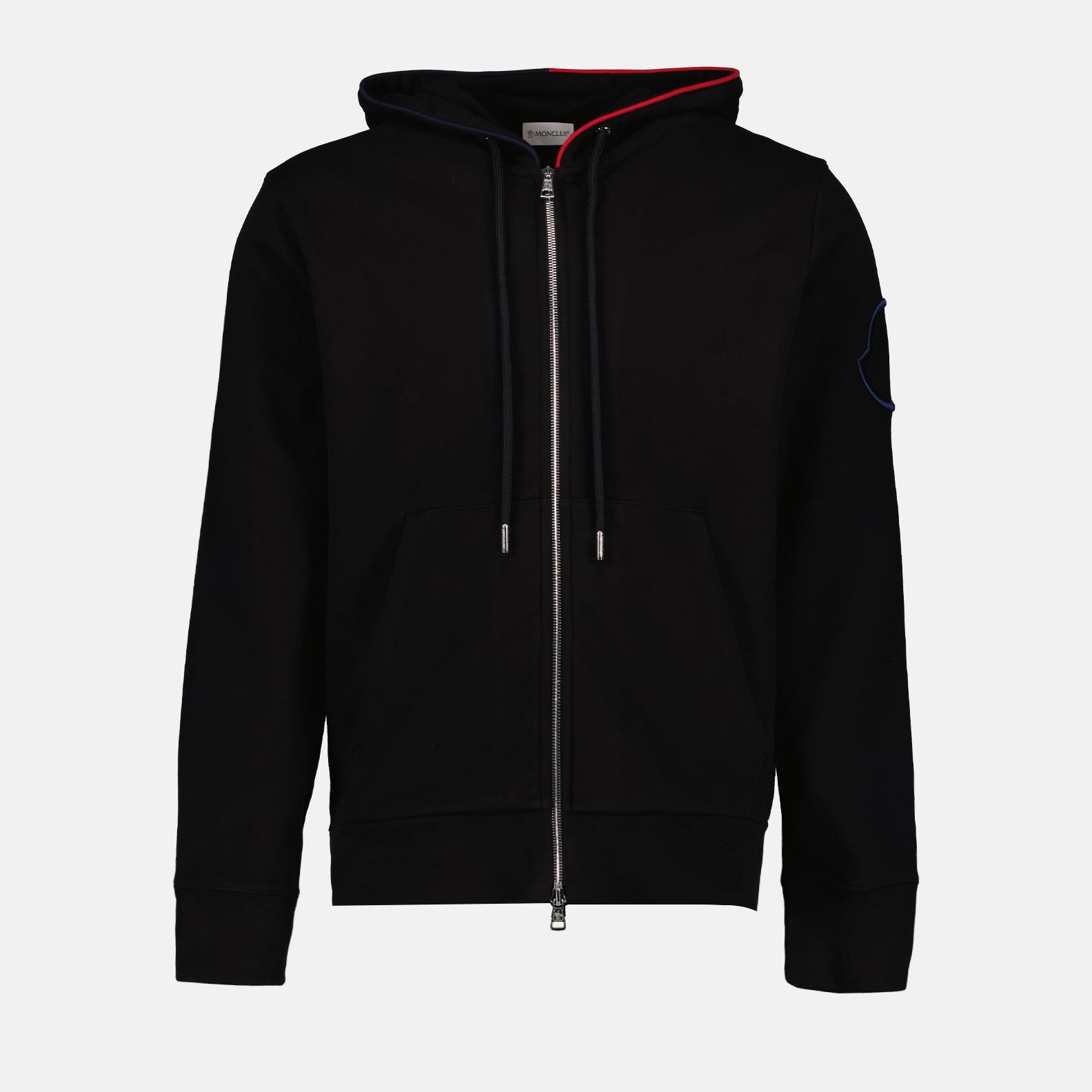 Sweatshirts Zipped sweatshirt Moncler Black Man