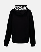 Sweatshirts Zipped sweatshirt Versace Black Man