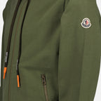 Sweatshirts Sweatshirt zippé Moncler Vert Homme
