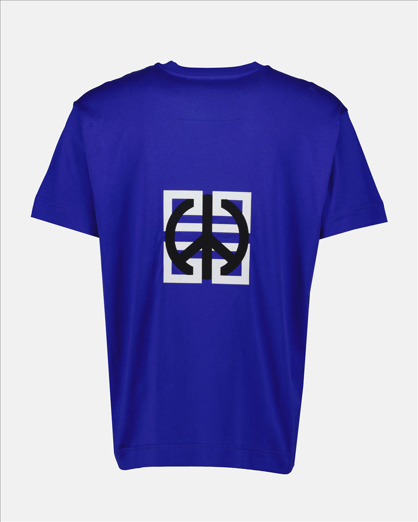 T-Shirts T-shirt 4G Peace Givenchy Blau Homme