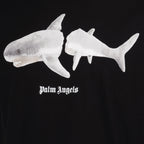 Camisetas T-shirt à imprimé graphique Palm Angels Negro Homme