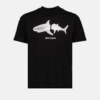 Camisetas T-shirt à imprimé graphique Palm Angels Negro Homme