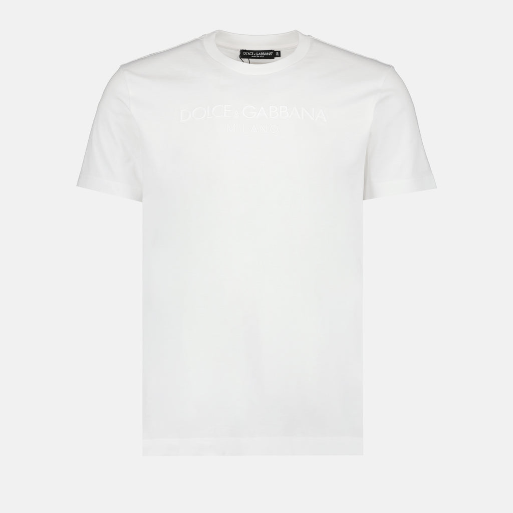 T-shirts Logo T-shirt Dolce & Gabbana White Man