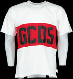 T-shirt T-shirt à logo GCDS Bianco Homme