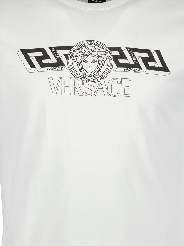 T-shirts Logo T-shirt Versace White Man