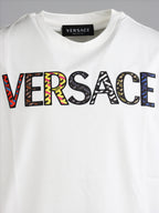 Vestuário T-shirt à logo Versace Branco Crianças
