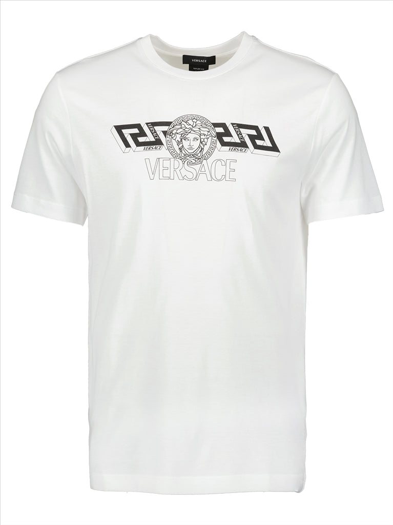 T-shirts Logo T-shirt Versace White Man