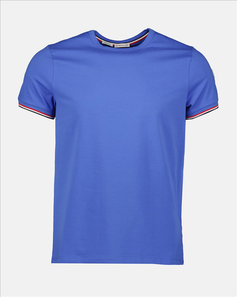 T-shirts Logo T-shirt Moncler Blue Man