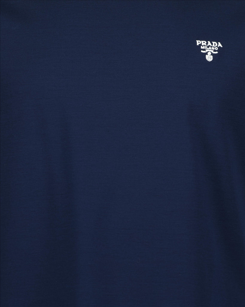 T-shirts Logo T-shirt Prada Dark blue Man