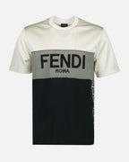 T-Shirts T-shirt à logo Fendi Grau Homme