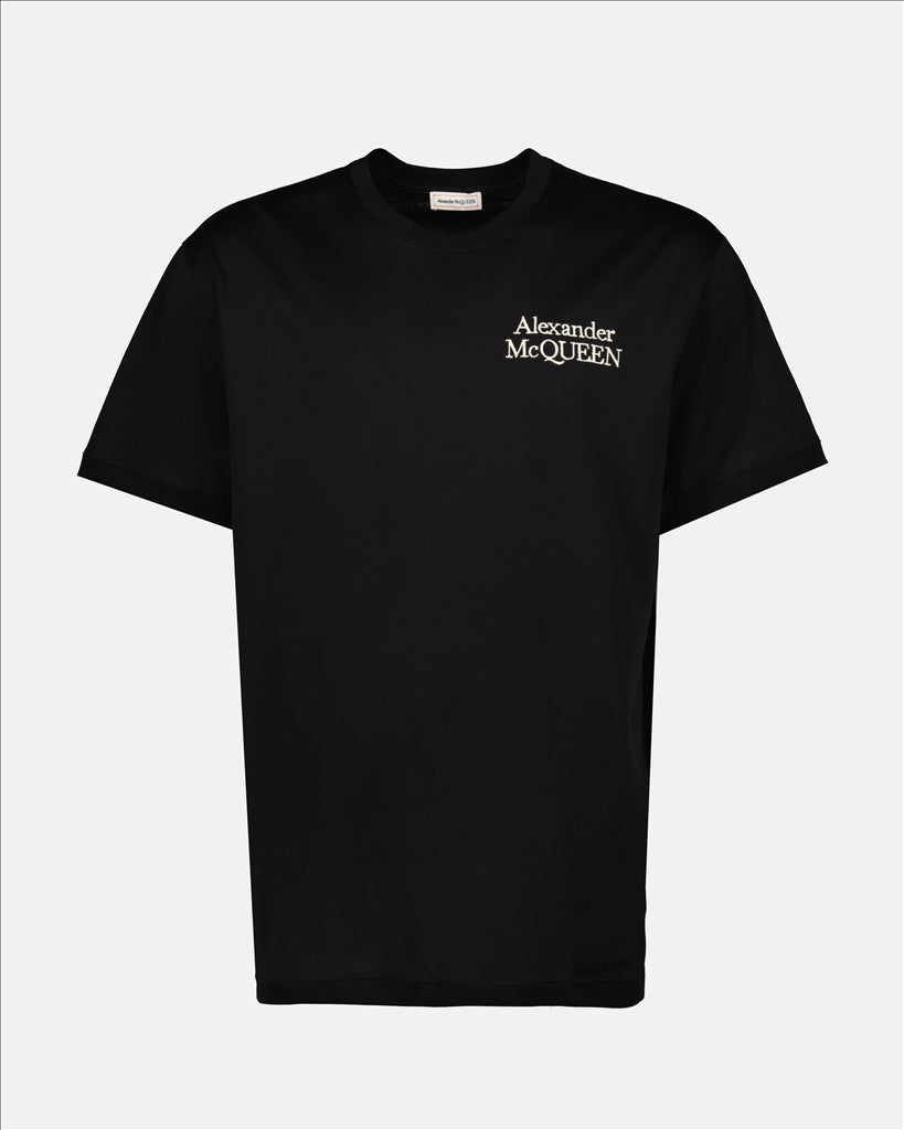 T-shirts Logo T-shirt Alexander McQueen Black Man