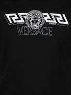 T-shirts T-shirt à logo Versace Noir Homme