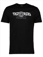 T-shirts T-shirt à logo Versace Noir Homme