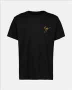 T-Shirts T-shirt à logo Giuseppe Zanotti Schwarz Homme